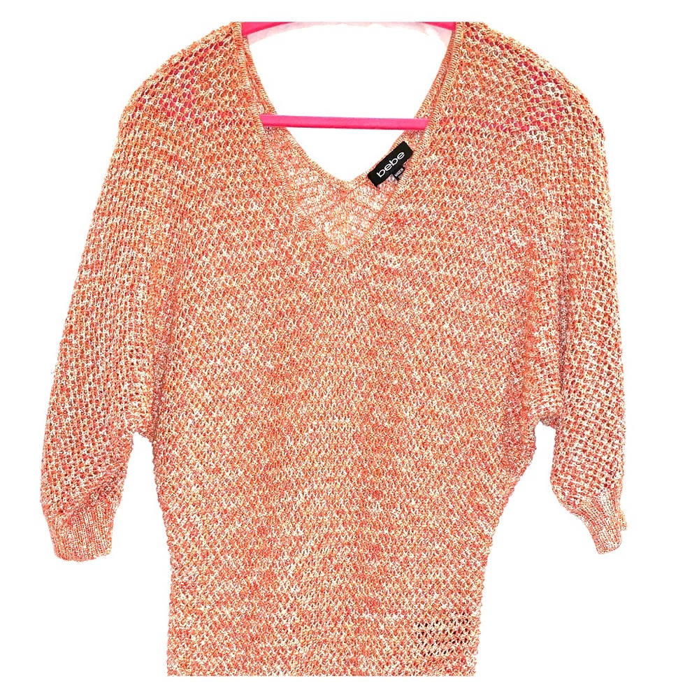 Sparkly gold and orange top